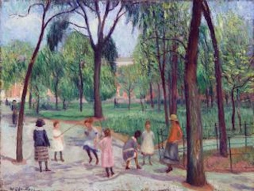 William Glackens — Children in Washington Square
