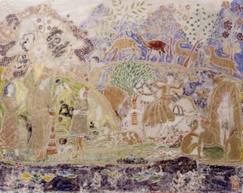 Figures and Deer