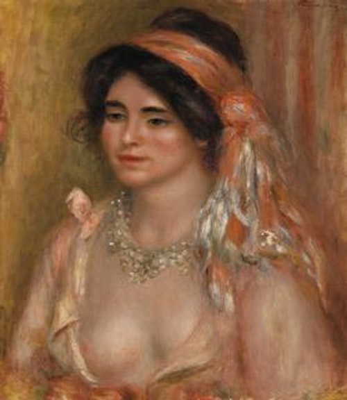 Woman with Black Hair (Jeune femme avec cheveux noirs, buste)