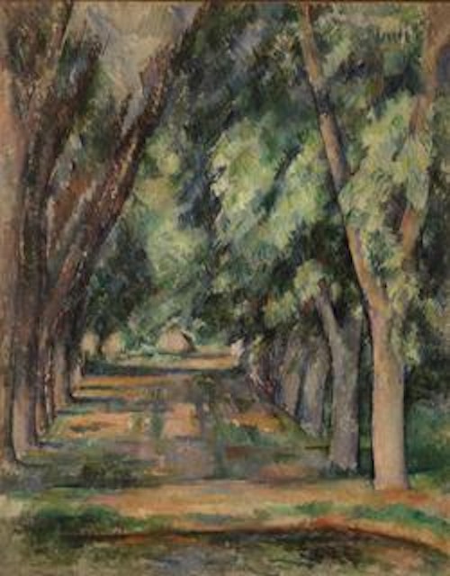 The Allée of Chestnut Trees at the Jas de Bouffan (L'allée des marronniers au Jas de Bouffan)