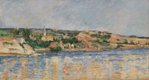 Paul Cézanne — The Village of L'Estaque Seen from the Sea (Le village de l'Estaque vu de la mer)