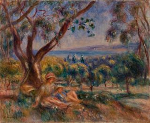 Landscape with Figures, near Cagnes (Paysage avec figures, environs de Cagnes)