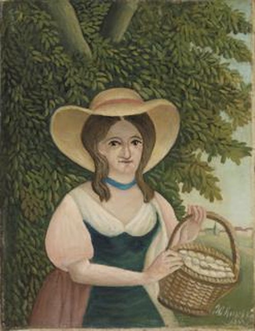 Woman with Basket of Eggs (La femme au panier d'œufs)