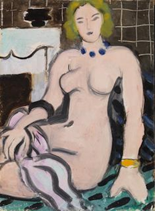 Nude with Blue Necklace (Nu au collier bleu)
