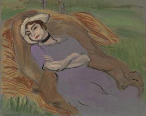 Reclining Figure in a Landscape