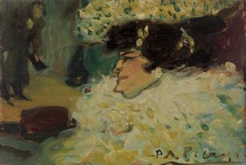 At the Theater (The Courtesan)