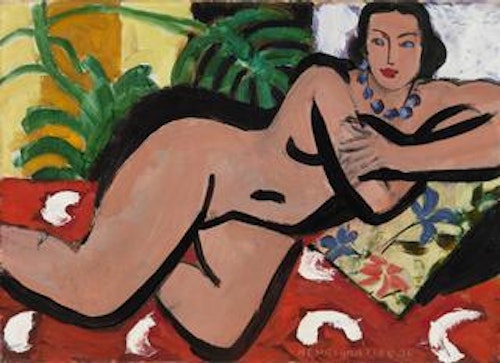 Reclining Nude with Blue Eyes (Nu couché aux yeux bleus)