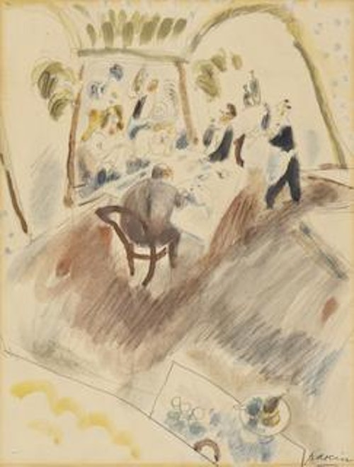 Two Men Dining