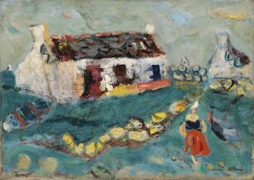 Landscape in Brittany (Pont l'Abbé Figure)