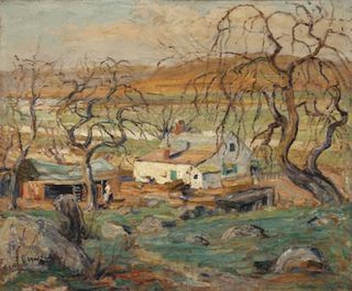 Landscape with Gnarled Trees