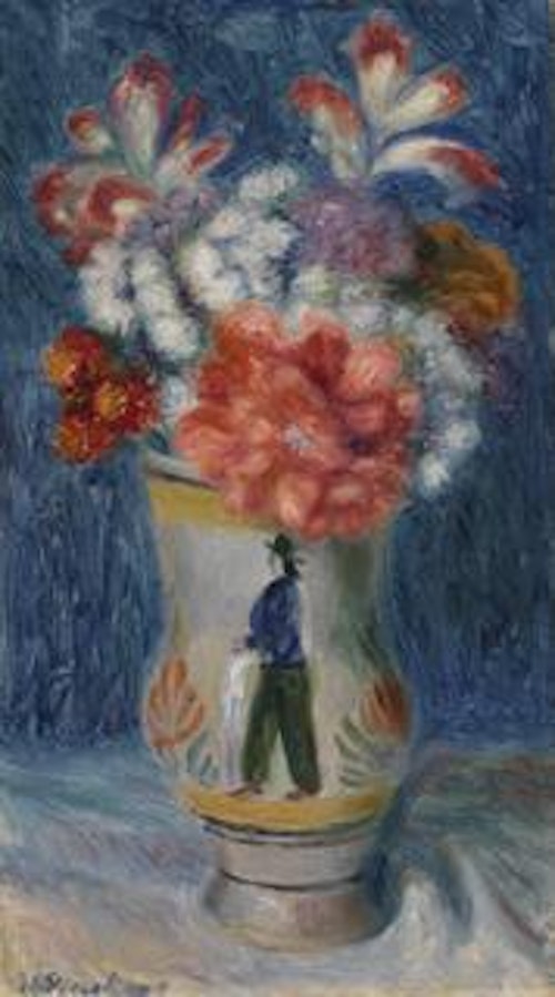 Flowers in a Quimper Pitcher