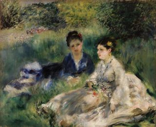 Pierre-Auguste Renoir — On the Grass (Jeunes femmes assises dans l'herbe)