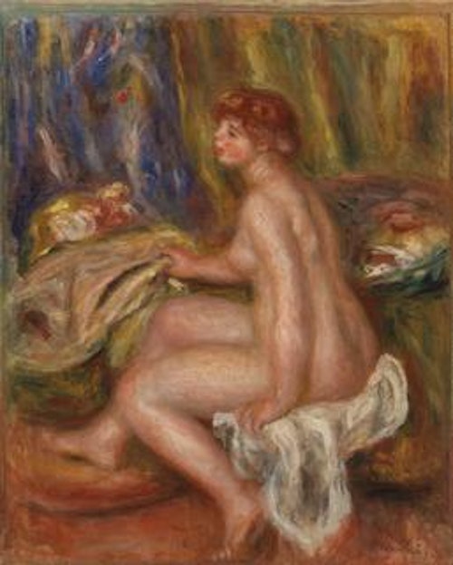 Seated Female Nude, Profile View (Femme nue assise, vue de profil)