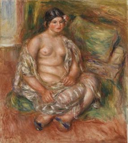 Pierre-Auguste Renoir — Seated Odalisque (Odalisque assise)