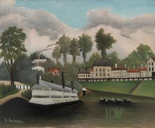 The Great Laundry Boat at Charenton Bridge (Le Grand Bateau-Lavoir du Pont de Charenton)