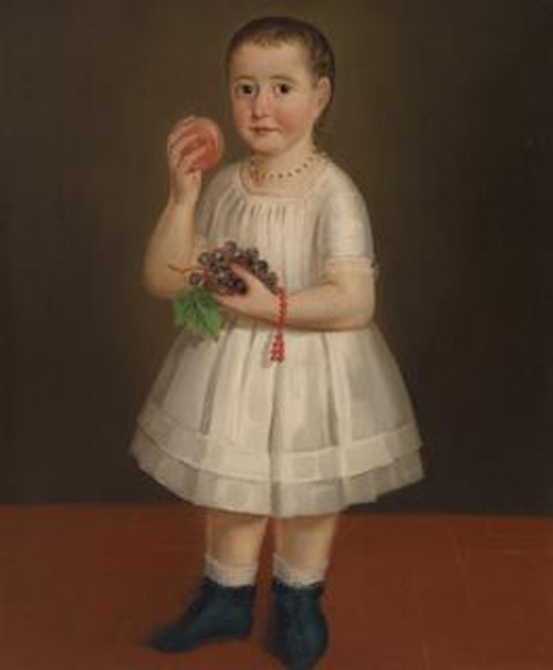 Child Holding Fruit
