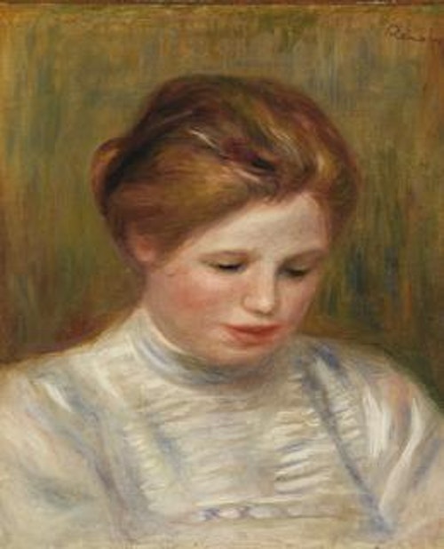 Head (Tête); also called Etude de brodeuse