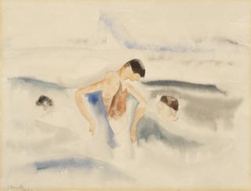 Three Figures in Water