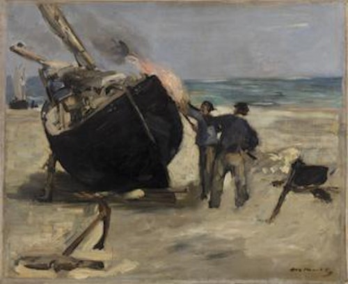Tarring the Boat (Le Bateau goudronné)