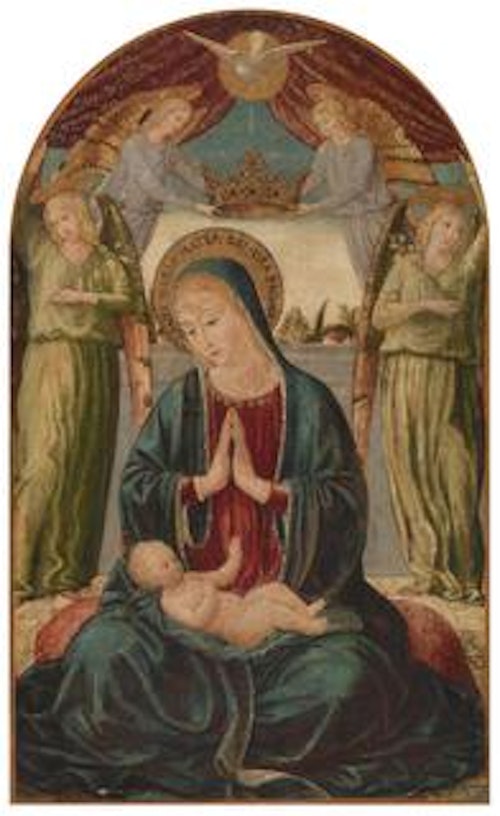 Madonna and Child with Angels