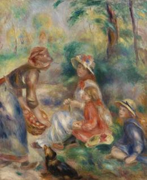 Pierre-Auguste Renoir — Apple Vendor (La Marchande de pommes)