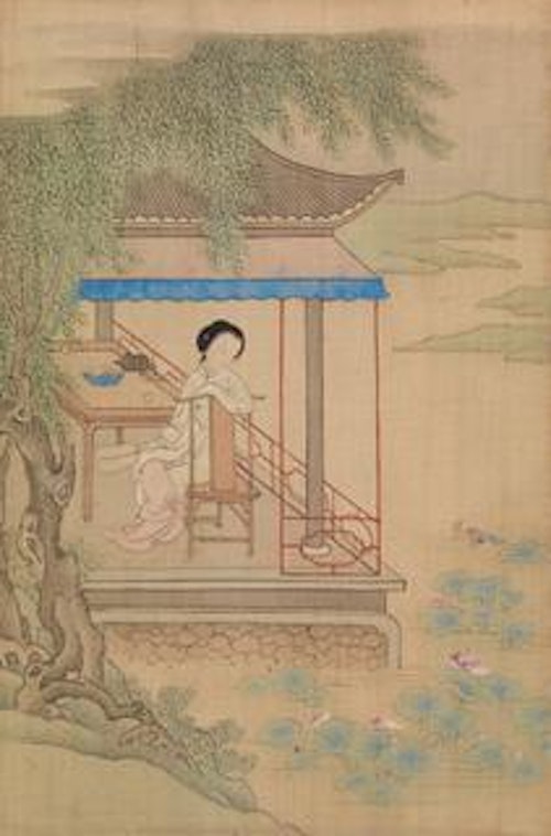 Seated Girl on Porch
