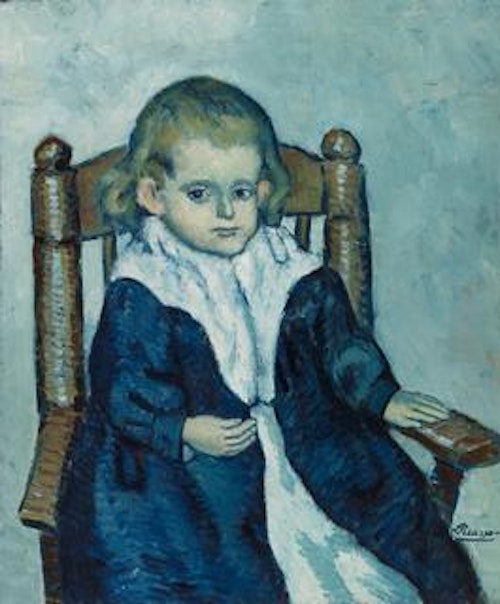 Child Seated in an Armchair (Enfant assis dans un fauteuil)