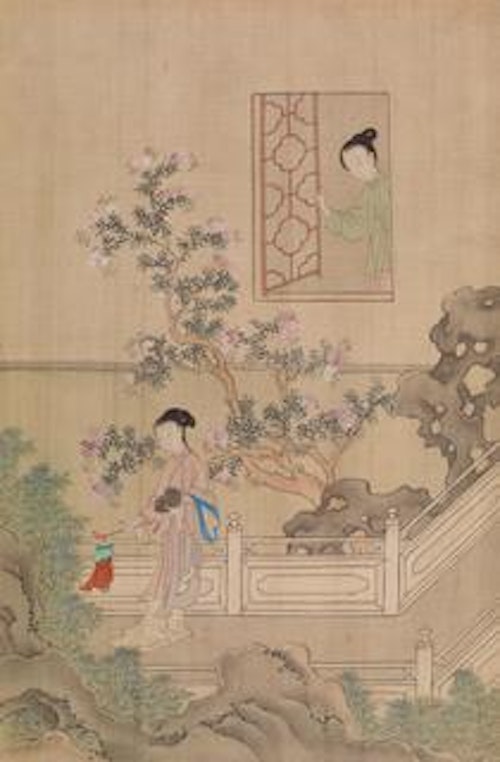 Woman on Bridge - Woman at Window