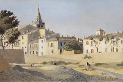 Lunel Seen from the Canal