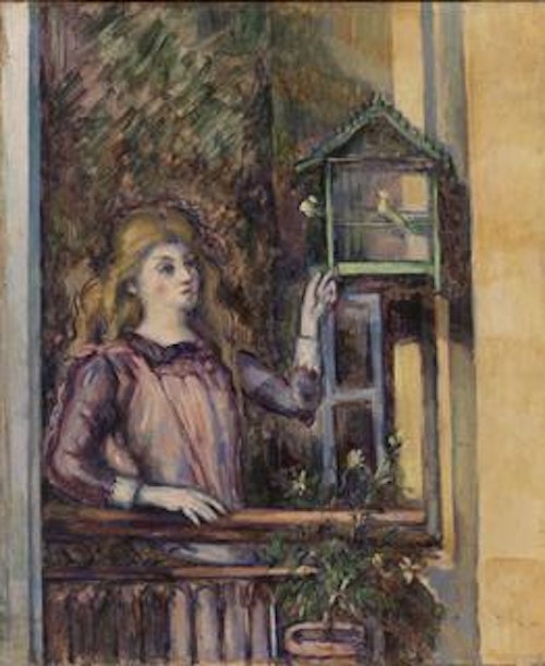 Girl with Birdcage (Jeune fille à la volière)