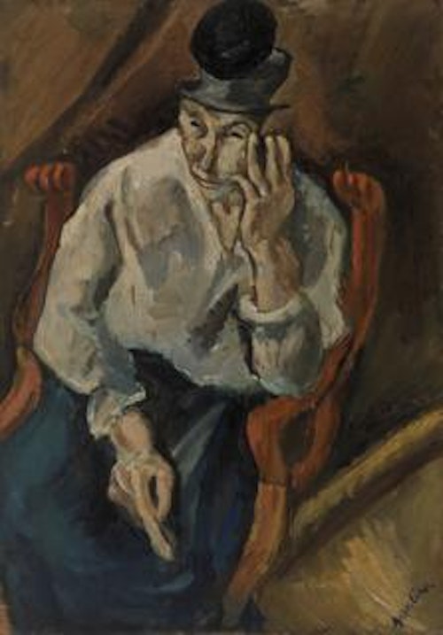 Woman Seated in Armchair (Femme accoudée au fauteuil)