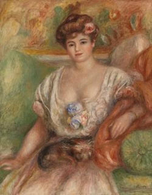 Portrait of Misia Sert (Jeune femme au griffon)