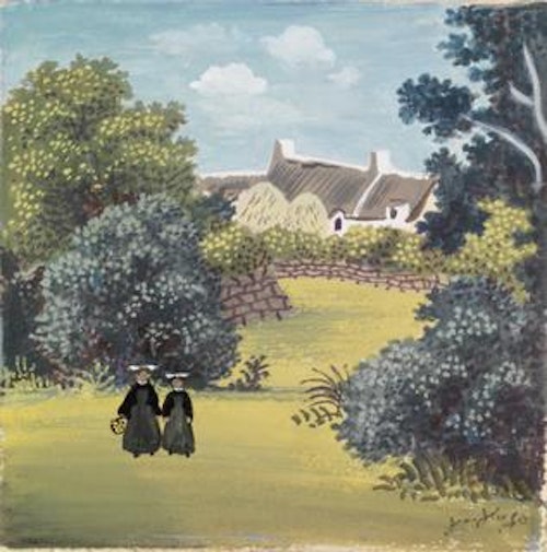 Breton Women in a Meadow (Bretonnes dans un pré)