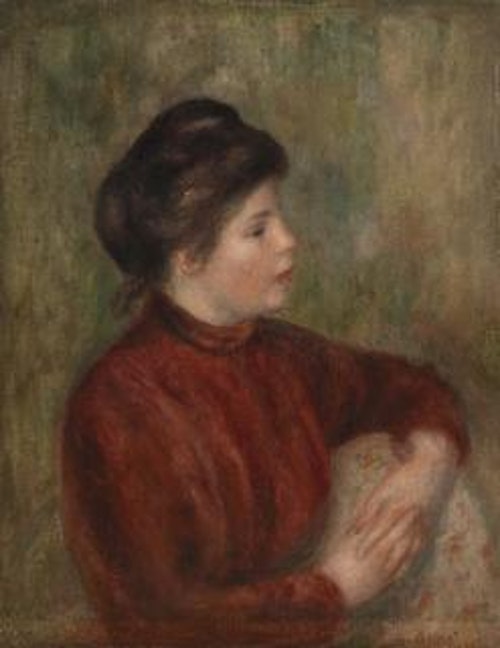 Woman Leaning on a Chair (Femme appuyée sur une chaise)