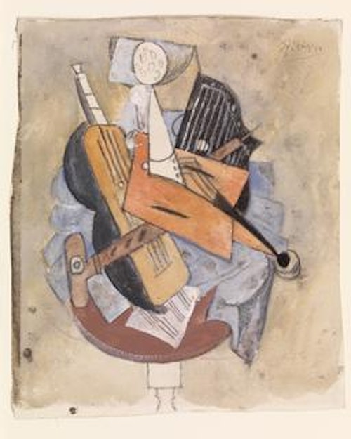 Musical Instruments on a Table (Instruments de musique sur un guéridon)