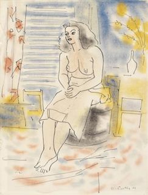 Girl Seated in Room