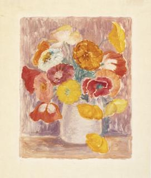Flower Piece (Zinnias)