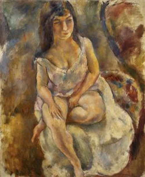 Seated Girl in Chemise (Jeune fille assise en chemise)
