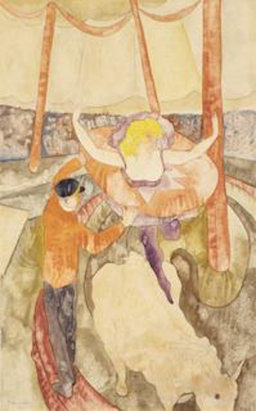 Equestrienne and Assistant