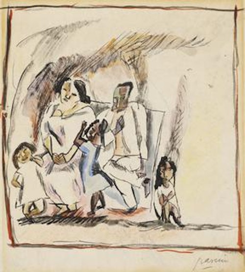 Father, Mother, and Three Children