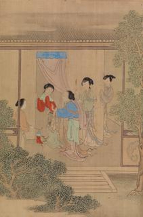 Five Figures on Porch