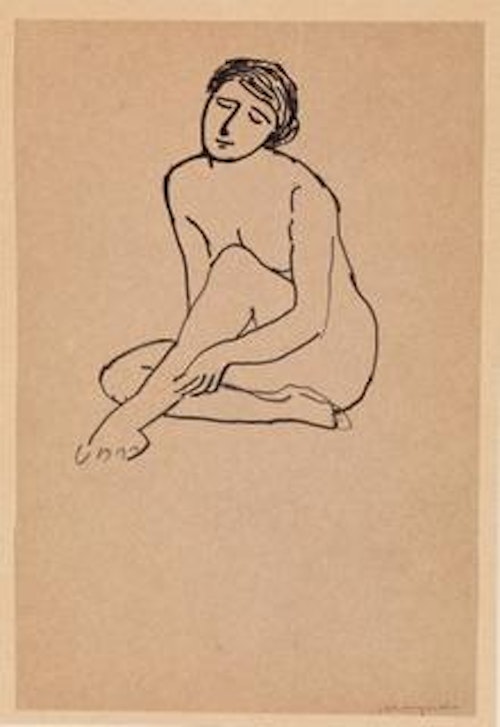 Woman - Nude Sitting