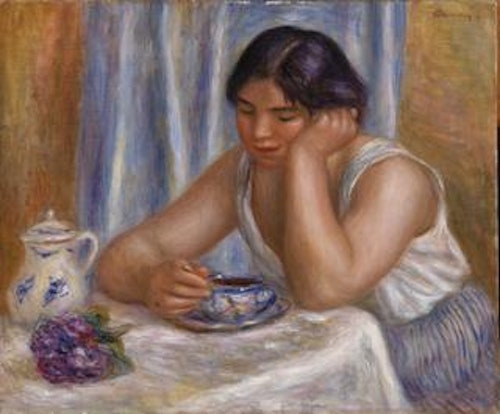 Pierre-Auguste Renoir — Cup of Chocolate (Femme prenant du chocolat)