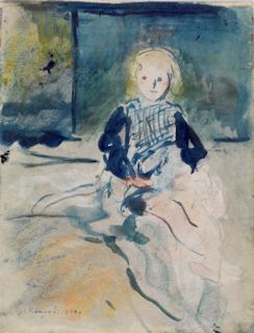 Little Girl in Blue