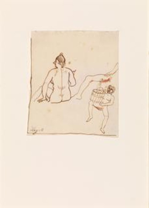 Nude (Back View) and Figure
